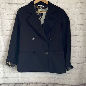 Cabi Vintage Blazers Women’s Black Suit Jacket Blazer Fashion print‎ size 6